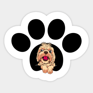 Dog Paws Sticker